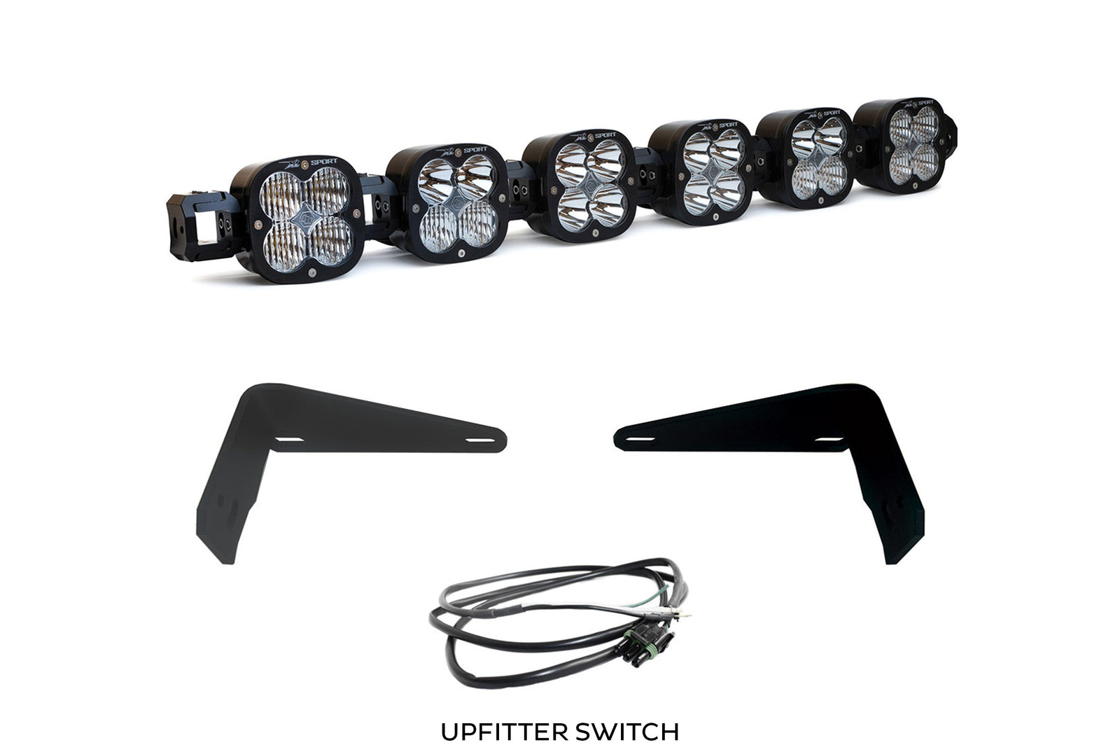 BD Bumper Mount LED System: 21+ Bronco (w/ Steel Bumper) 6x XL w/ Upfitter