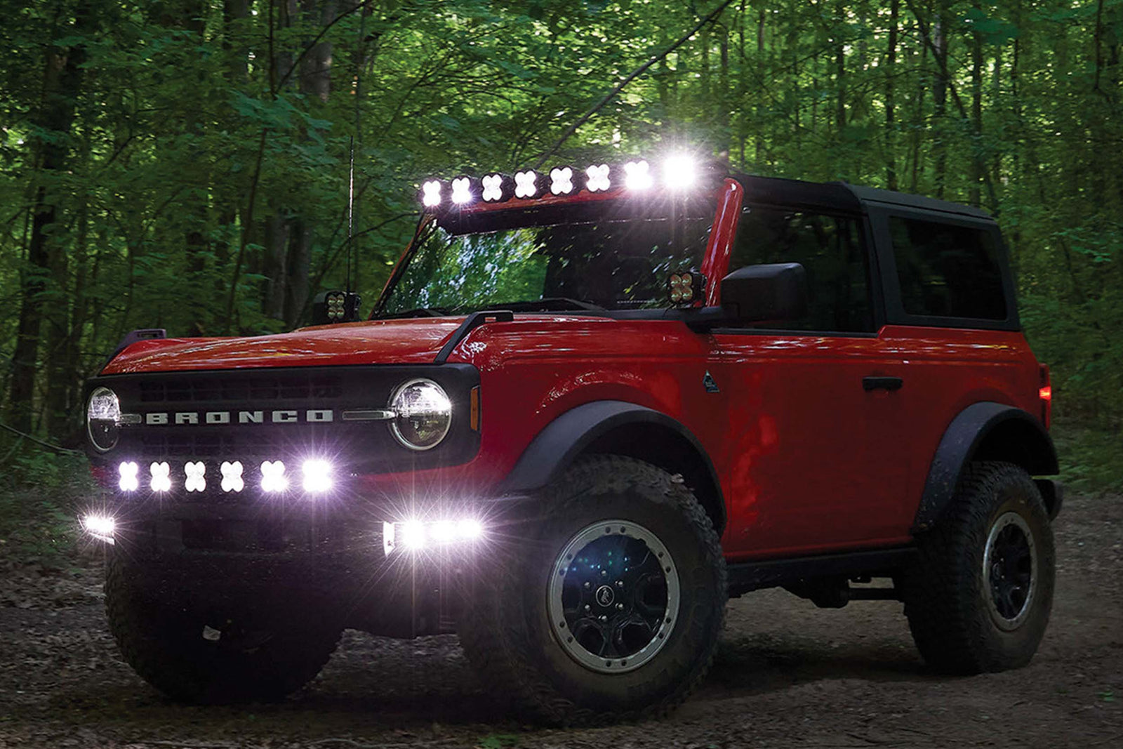 BD Bumper Mount LED System: 21+ Bronco (w/ Steel Bumper) 6x XL