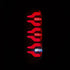 87-96 Ford F-Series/Bronco LUXX-Series LED Tail Lights Black Red | AlphaRex