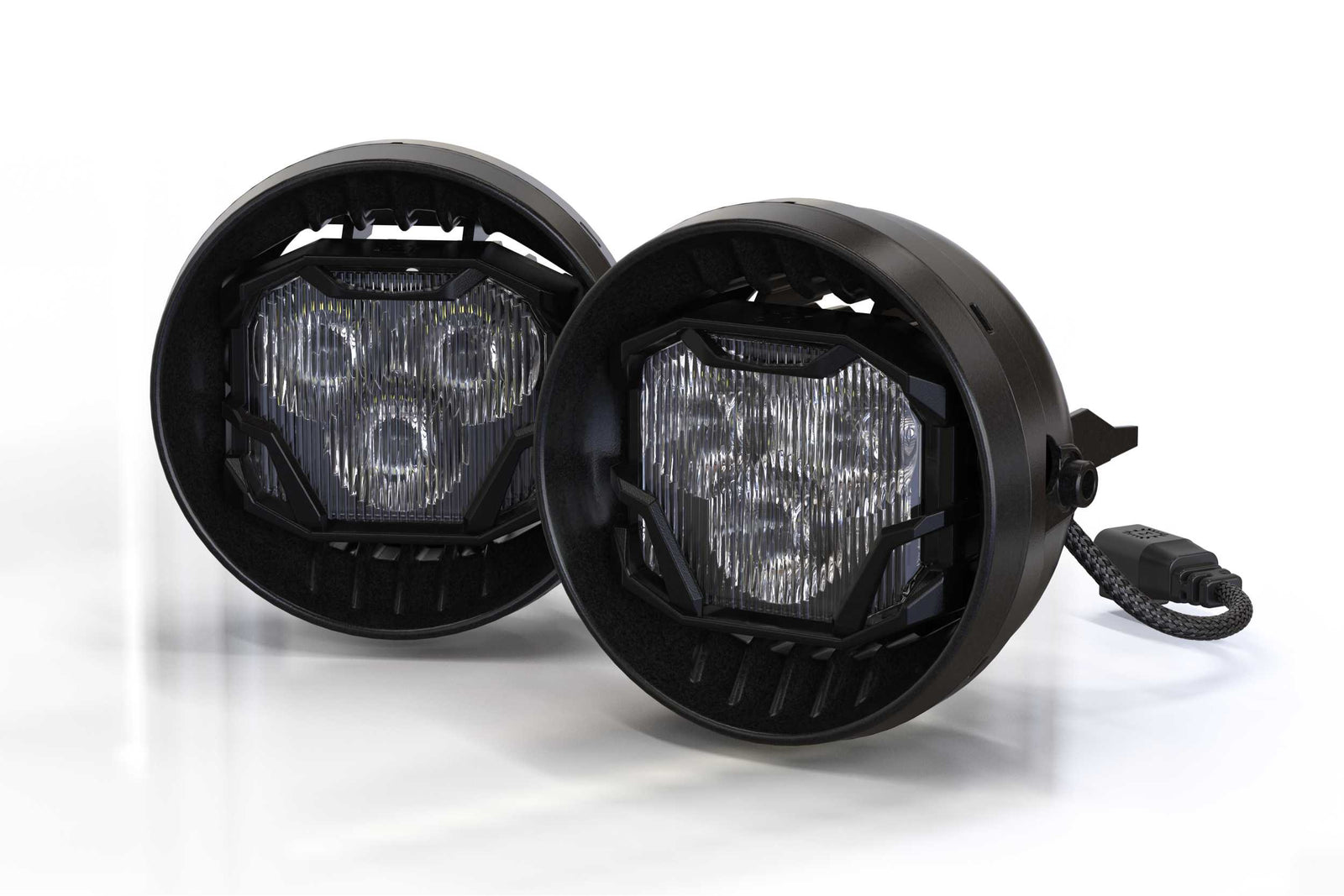 4Banger Fog Lights: Type F1 (HXB White SAE Wide Beam)