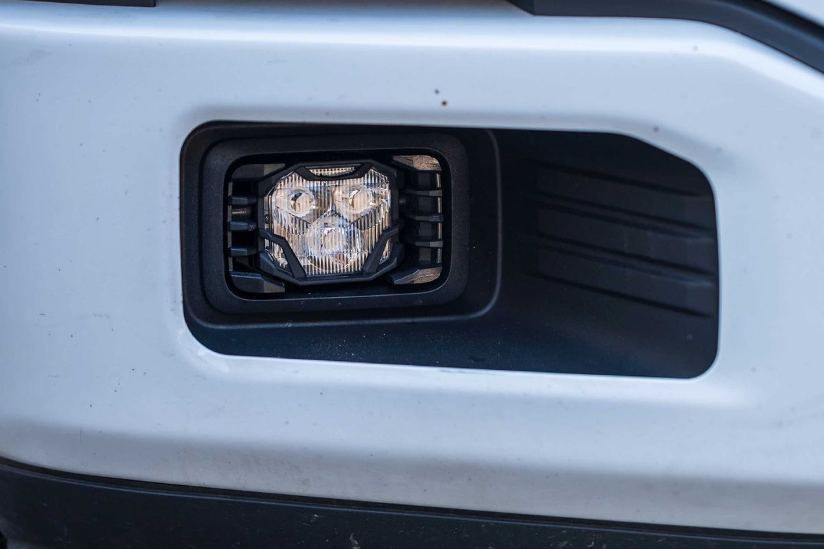 4Banger Fog Lights: 17-22 Super Duty (NCS White Combo Beam)