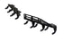 4Banger Triple Fog Kit: 17-20 Raptor (brackets and harness)