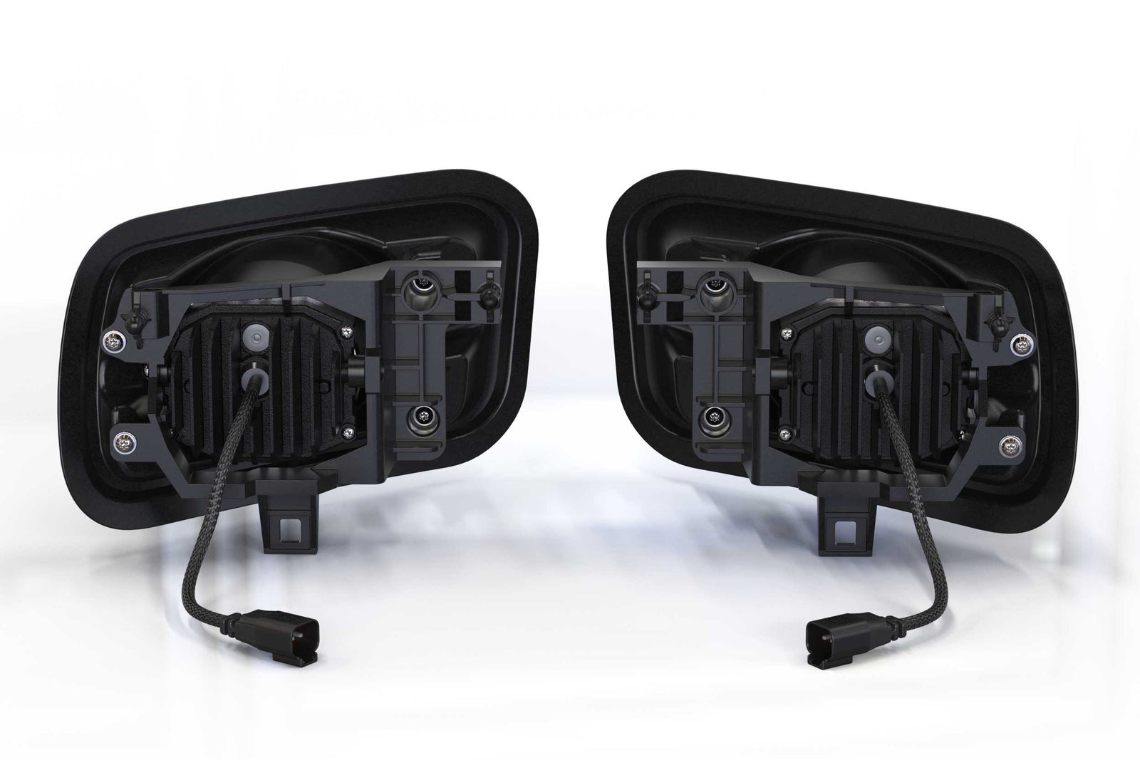 4Banger Fog Lights: 09-12 Ram 1500 (NCS White SAE Wide Beam)