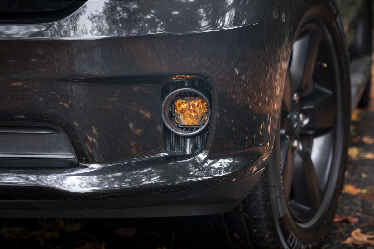 4Banger Fog Lights: 13-18 Ram 1500 (NCS White SAE Wide Beam)
