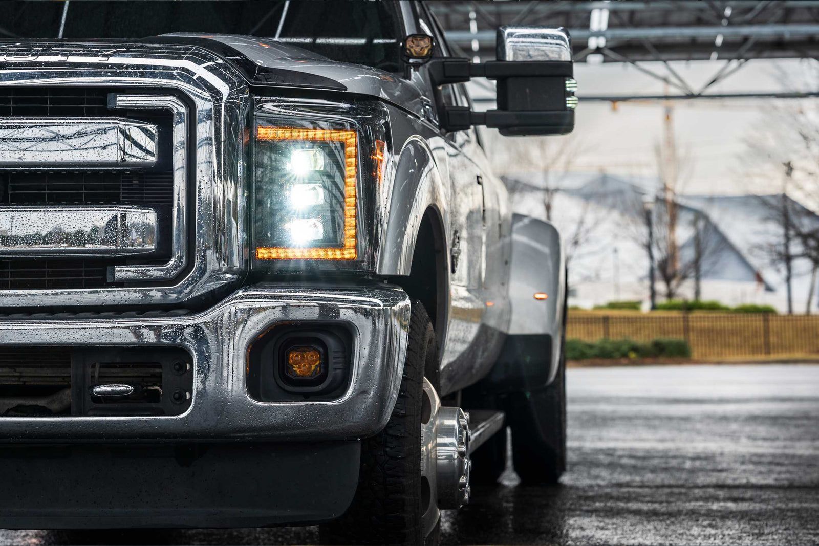 4Banger Fog Lights: 99-16 Super Duty (NCS Yellow SAE Wide Beam)