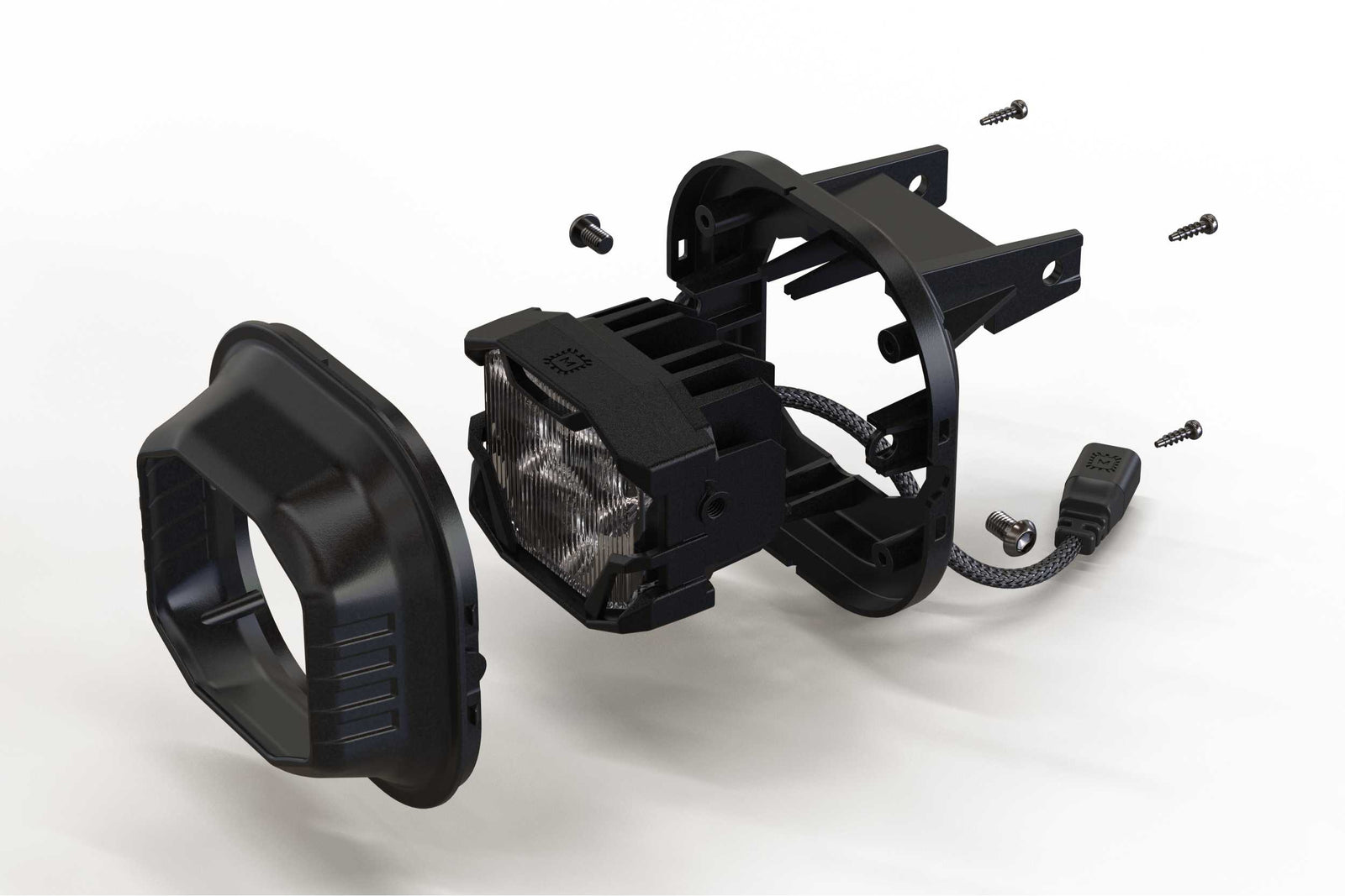 4Banger Fog Lights: 99-16 Super Duty (HXB White Spot Beam)