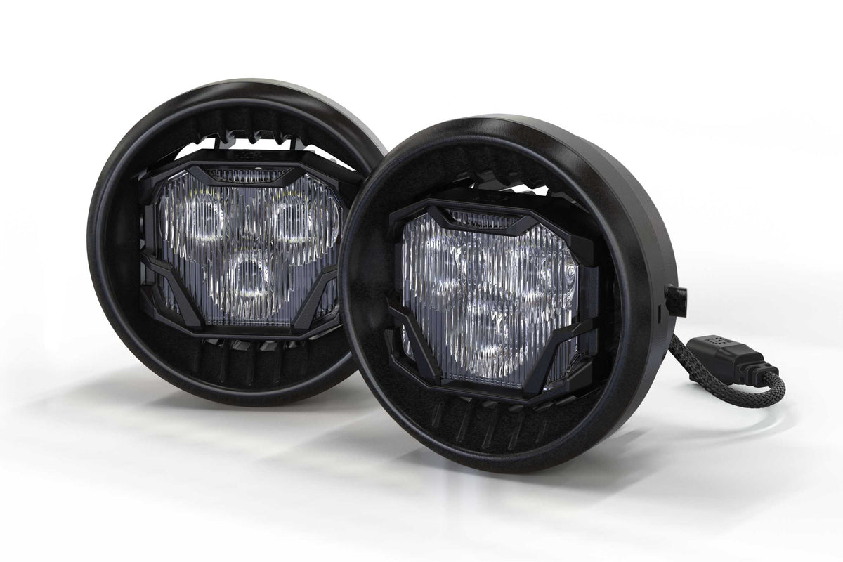 4Banger Fog Lights: Type T2 (HXB Yellow SAE Wide Beam)