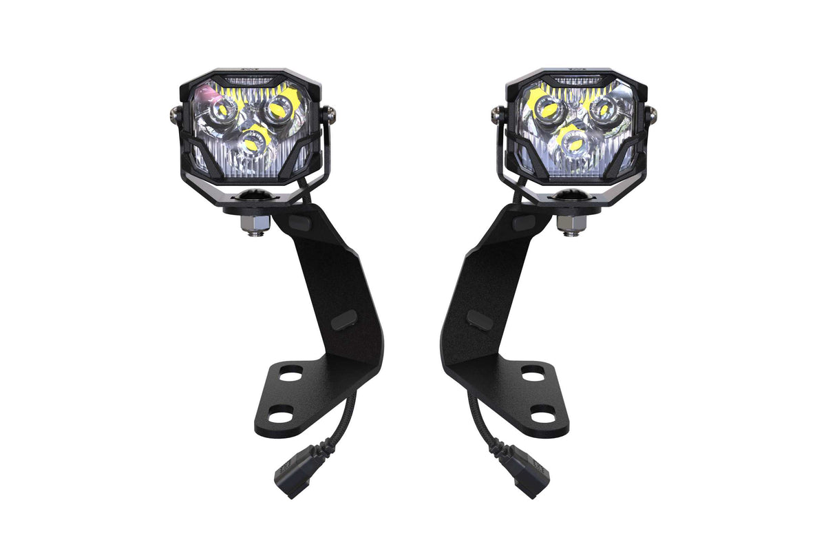 Morimoto 4Banger Ditch Light Kit: 03-09 4Runner (NCS Yellow Combo Beam)