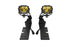 Morimoto 4Banger Ditch Light Kit: 09-18 Ram (HXB Yellow Combo Beam)