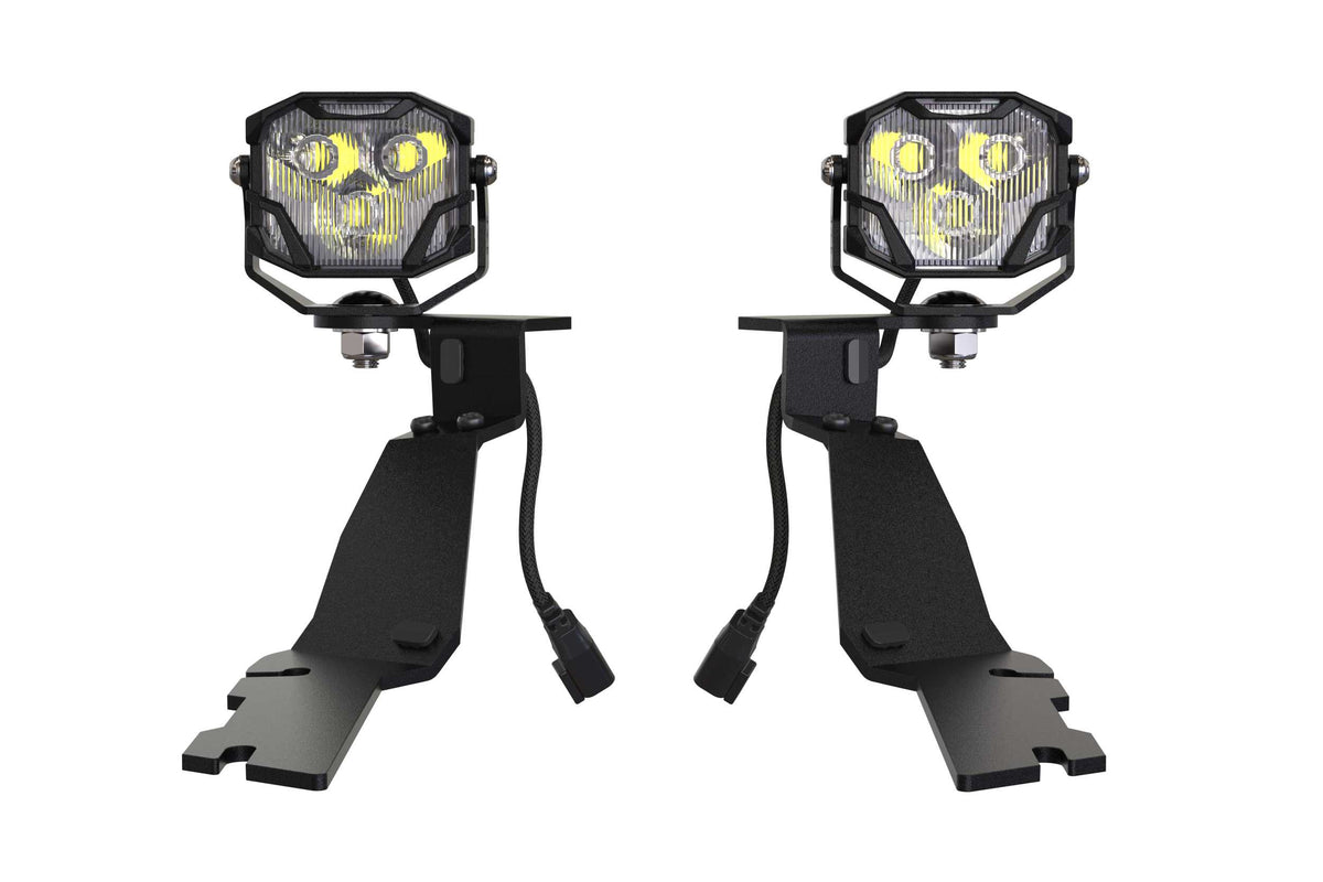 Morimoto 4Banger Ditch Light Kit: 19+ Ram HD (NCS Yellow Spot Beam)