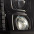 92-96 Ford F-Series/Bronco LUXX-Series LED Projector Headlights Alpha-Black | AlphaRex