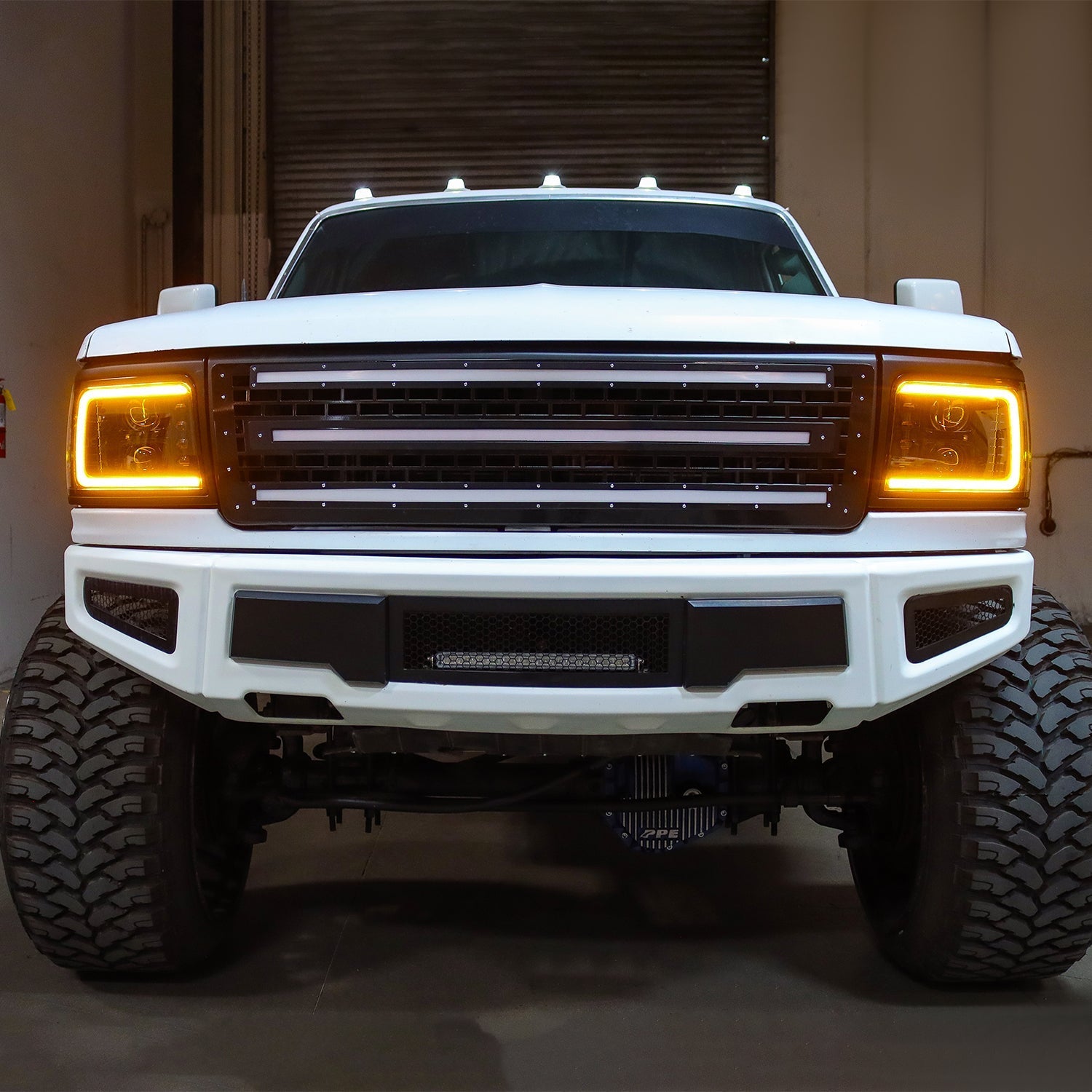 92-96 Ford F-Series/Bronco PRO-Series Halogen Projector Headlights Chrome | AlphaRex