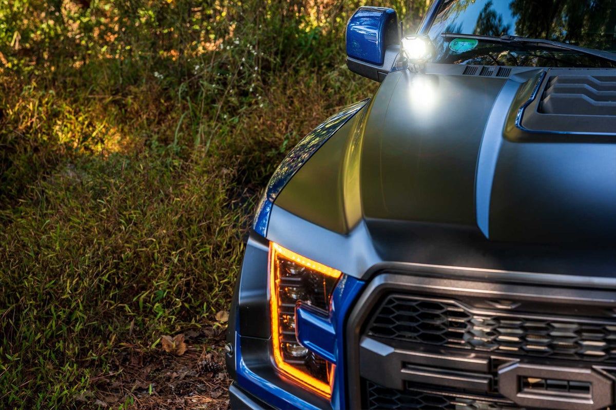 Morimoto 4Banger Ditch Light Kit: 17-20 Raptor (NCS White Combo Beam)