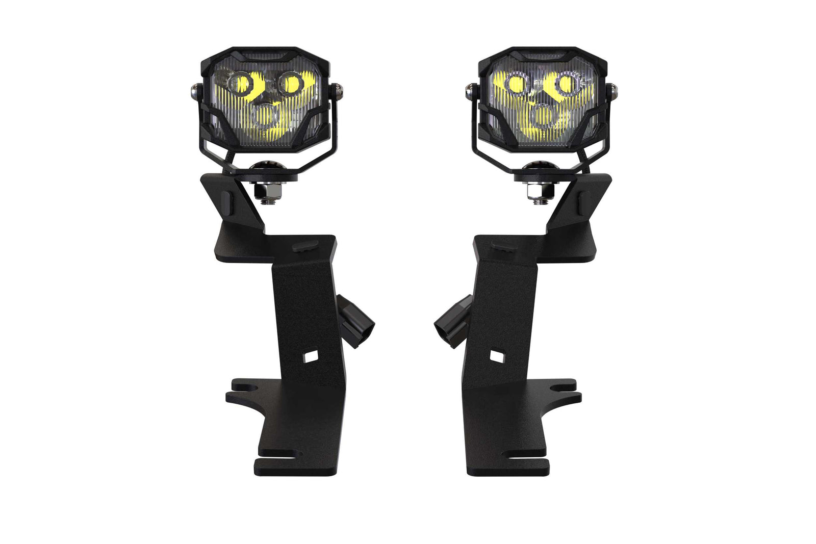 Morimoto 4Banger Ditch Light Kit: 17-20 Raptor (HXB Yellow Combo Beam)