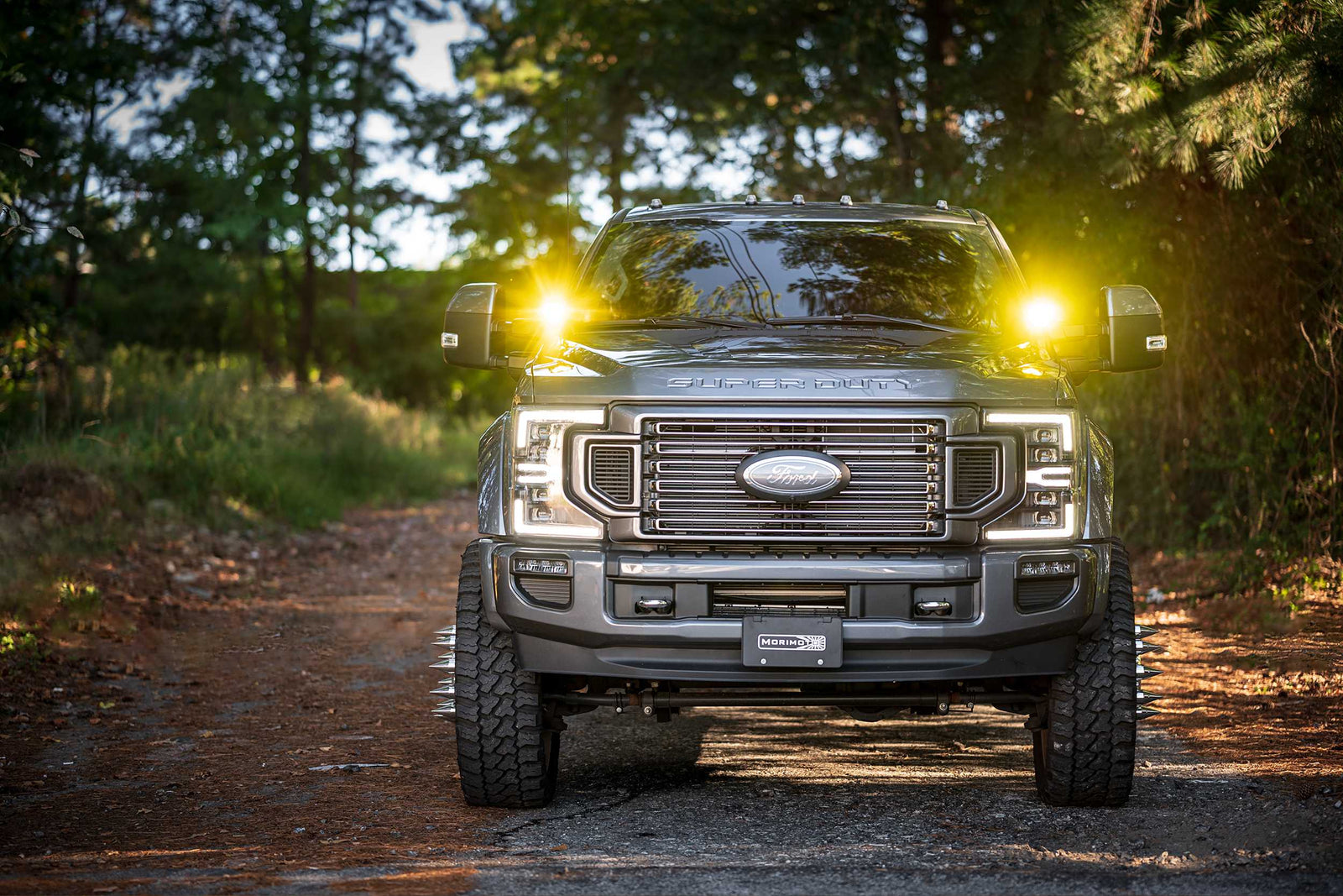 Morimoto 4Banger Ditch Light Kit: 17-22 Super Duty (NCS White Spot Beam)
