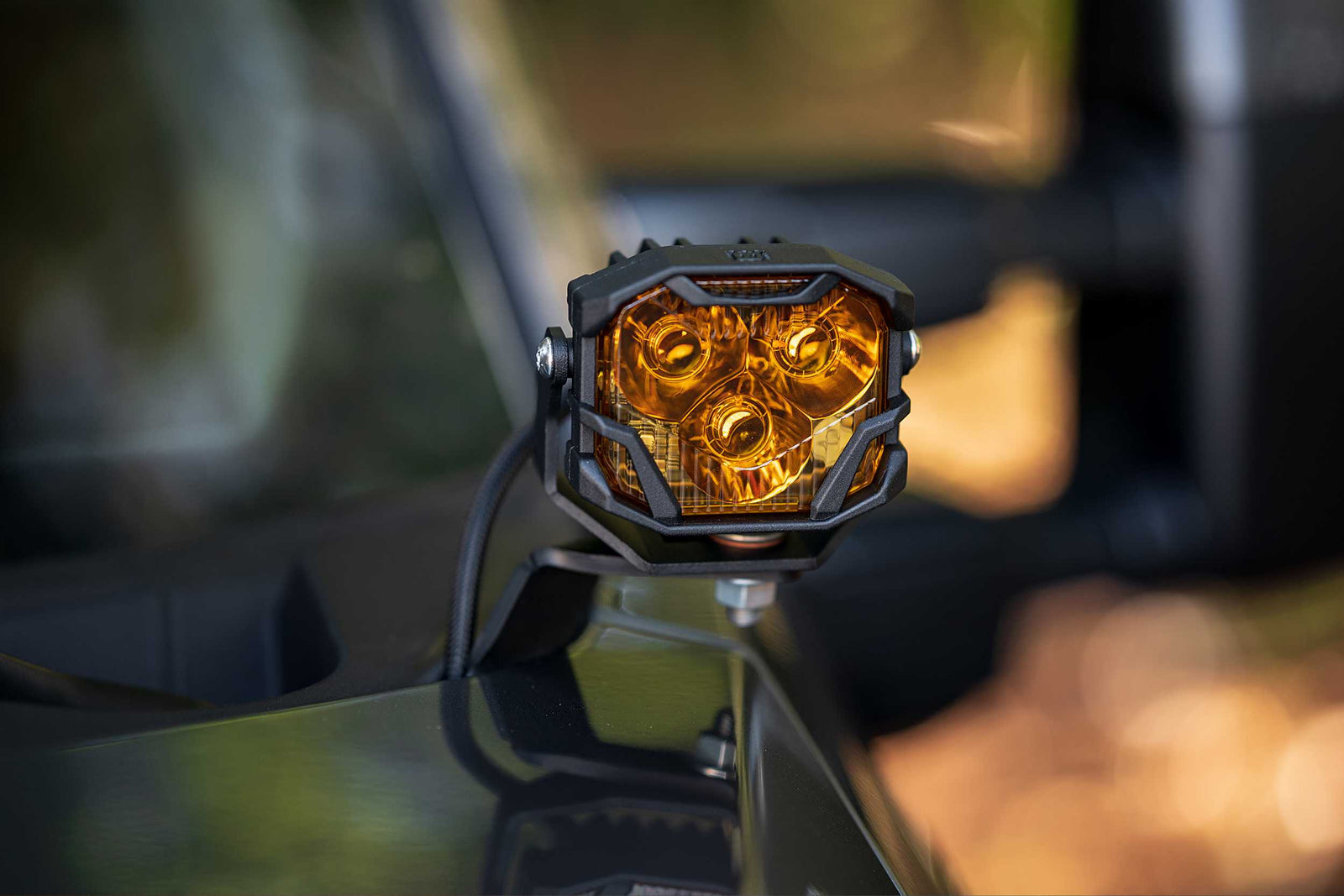 Morimoto 4Banger Ditch Light Kit: 17-22 Super Duty (NCS Yellow Spot Beam)