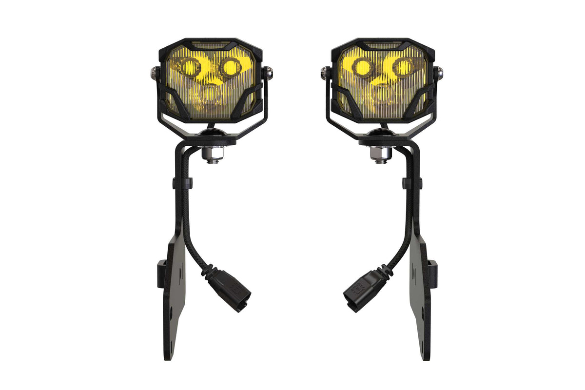 Morimoto 4Banger Ditch Light Kit: 11-16 Super Duty (HXB White Combo Beam)