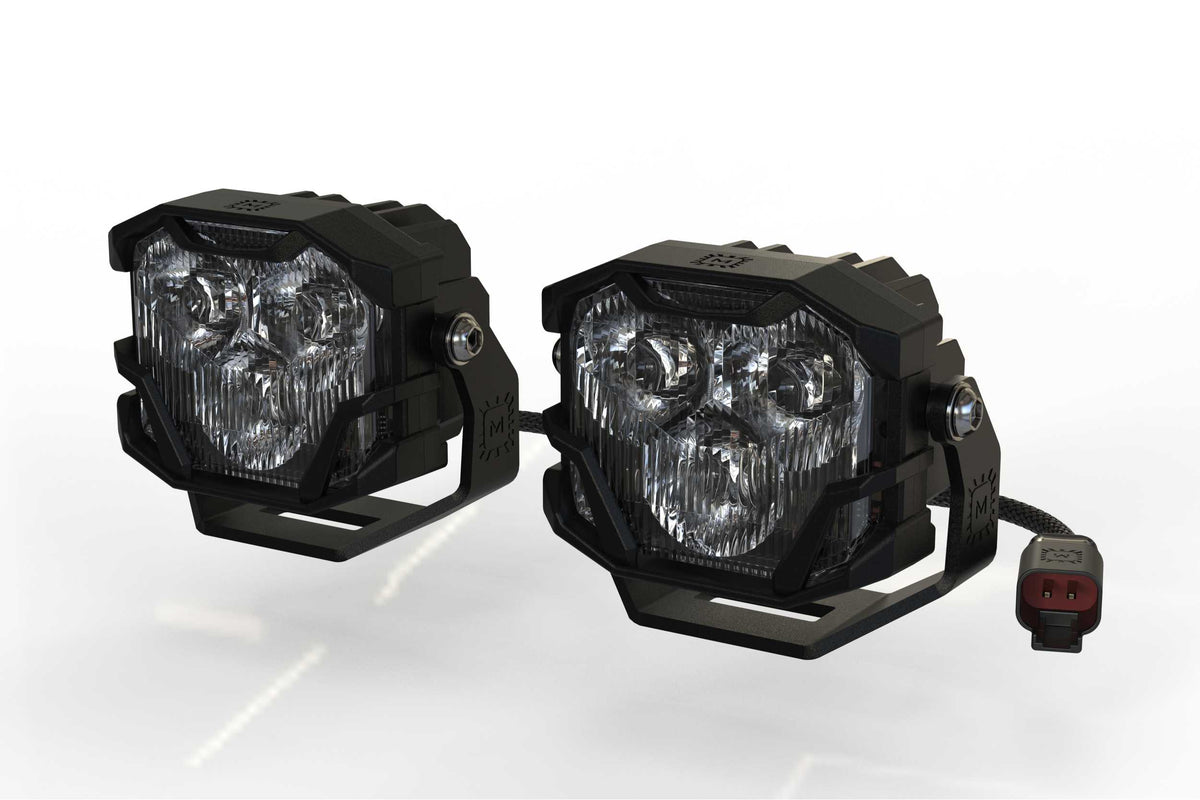 Morimoto 4Banger Surface-Mount Kit: (NCS White Combo Beam)