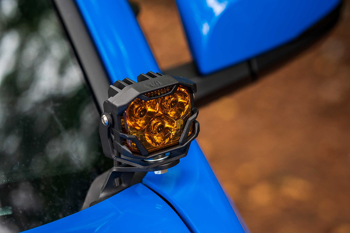 Morimoto 4Banger Surface-Mount Kit: (NCS Yellow Flood Beam)
