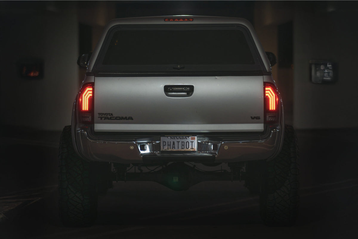 XB LED Tail Lights: Toyota Tacoma (05-15 / Red Lens / Set)