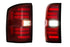 XB LED Tail Lights: GMC Sierra (14-18 / Red Lens / Set)