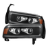 94-01 Dodge Ram 1500/94-02 Ram 2500/3500 LUXX-Series LED Headlights Black | AlphaRex