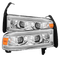 94-01 Dodge Ram 1500/94-02 Ram 2500/3500 LUXX-Series LED Headlights Chrome | AlphaRex