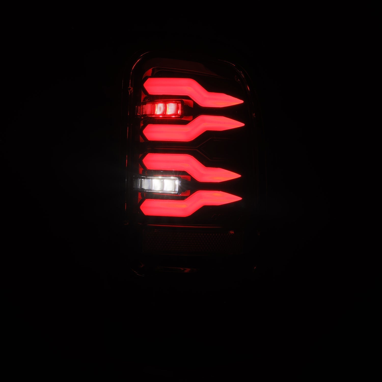 94-01 Dodge Ram 1500/94-02 Ram 2500/3500 LUXX-Series LED Tail Lights Alpha-Black | AlphaRex