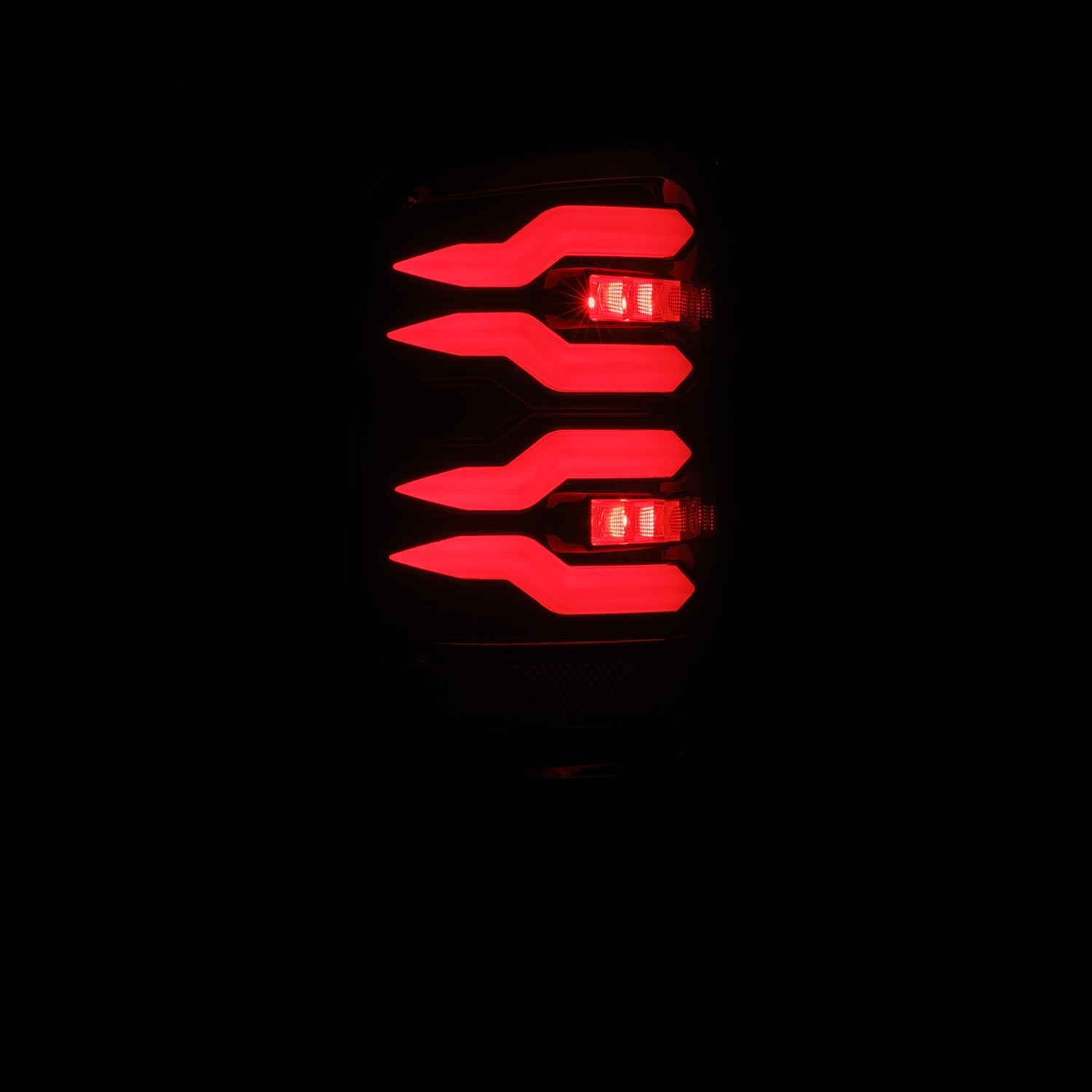94-01 Dodge Ram 1500/94-02 Ram 2500/3500 LUXX-Series LED Tail Lights Black Red | AlphaRex