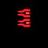 94-01 Dodge Ram 1500/94-02 Ram 2500/3500 LUXX-Series LED Tail Lights Black Red | AlphaRex