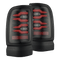 94-01 Dodge Ram 1500/94-02 Ram 2500/3500 LUXX-Series LED Tail Lights Black Red | AlphaRex
