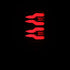 94-01 Dodge Ram 1500/94-02 Ram 2500/3500 LUXX-Series LED Tail Lights Black Red | AlphaRex