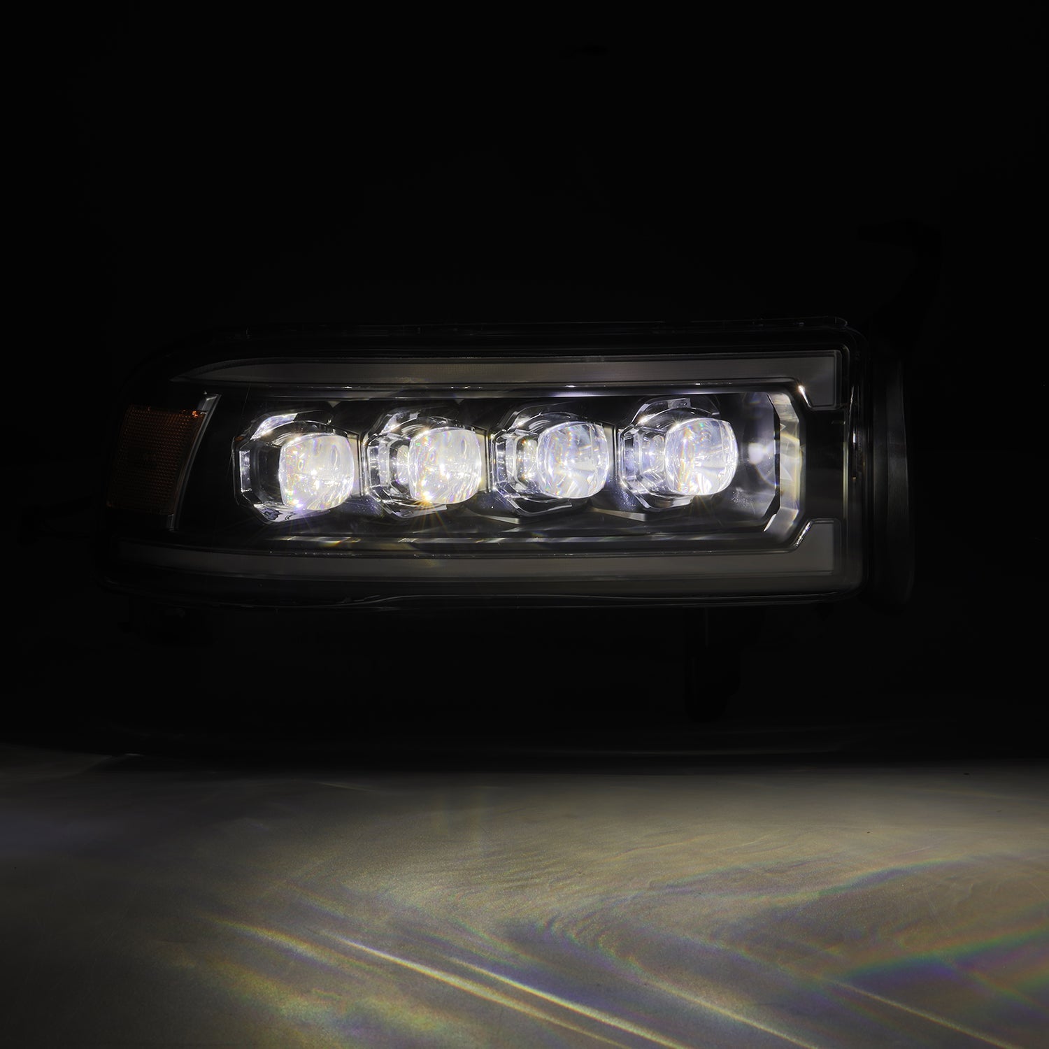 94-01 Dodge Ram 1500/94-02 Ram 2500/3500 NOVA-Series LED Headlights Alpha-Black | AlphaRex