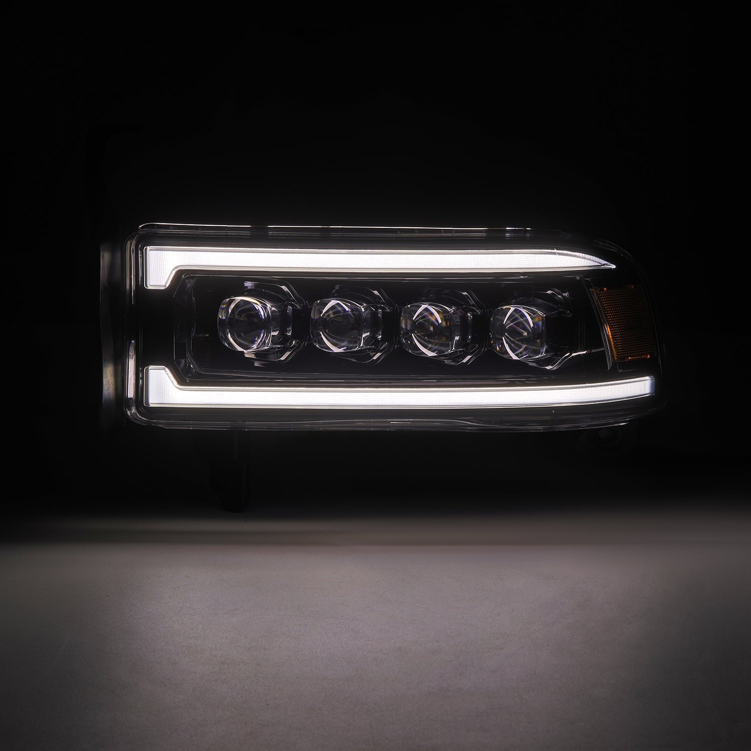 94-01 Dodge Ram 1500/94-02 Ram 2500/3500 NOVA-Series LED Headlights Alpha-Black | AlphaRex