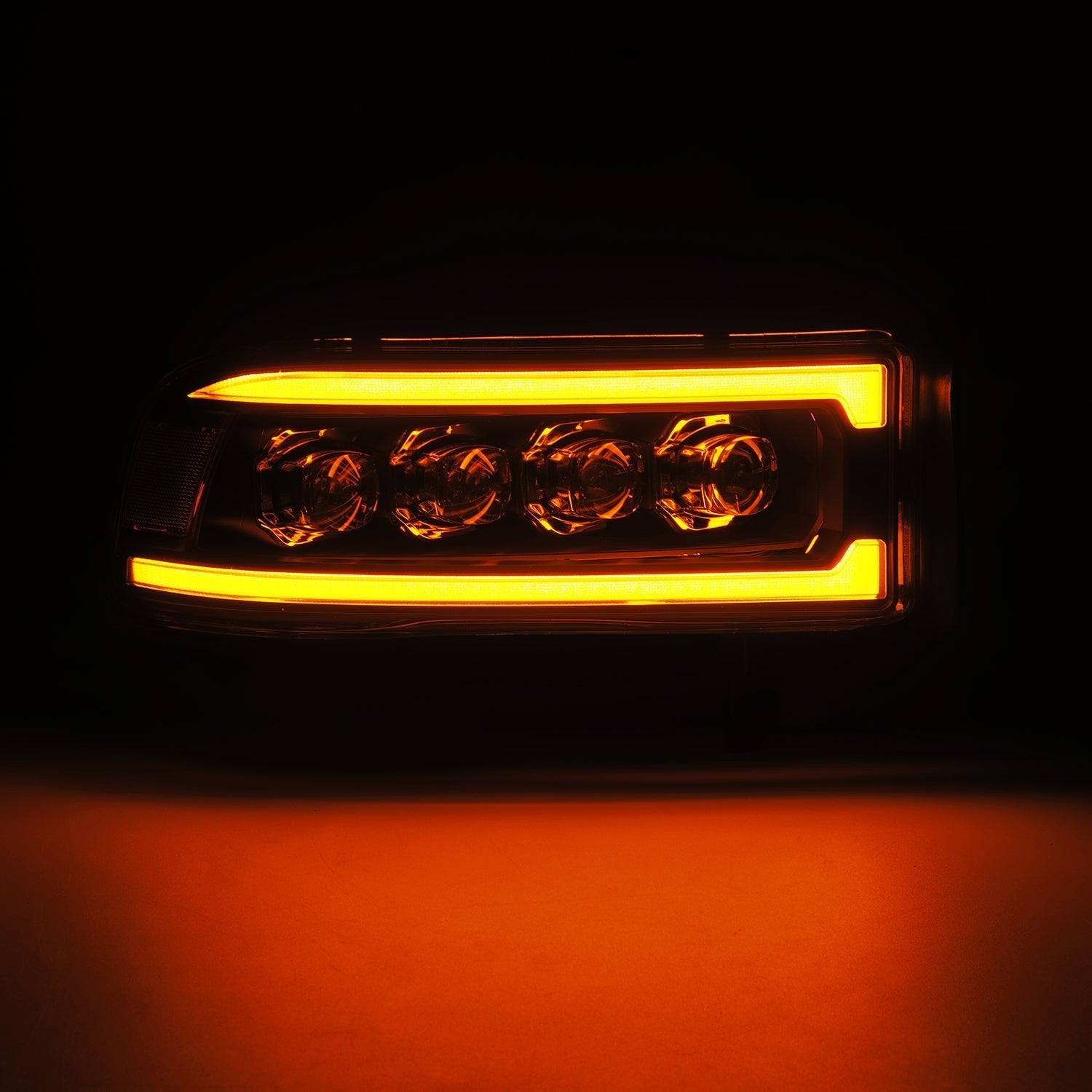 94-01 Dodge Ram 1500/94-02 Ram 2500/3500 NOVA-Series LED Headlights Black | AlphaRex