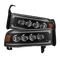 94-01 Dodge Ram 1500/94-02 Ram 2500/3500 NOVA-Series LED Headlights Black | AlphaRex