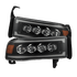 94-01 Dodge Ram 1500/94-02 Ram 2500/3500 NOVA-Series LED Headlights Black | AlphaRex