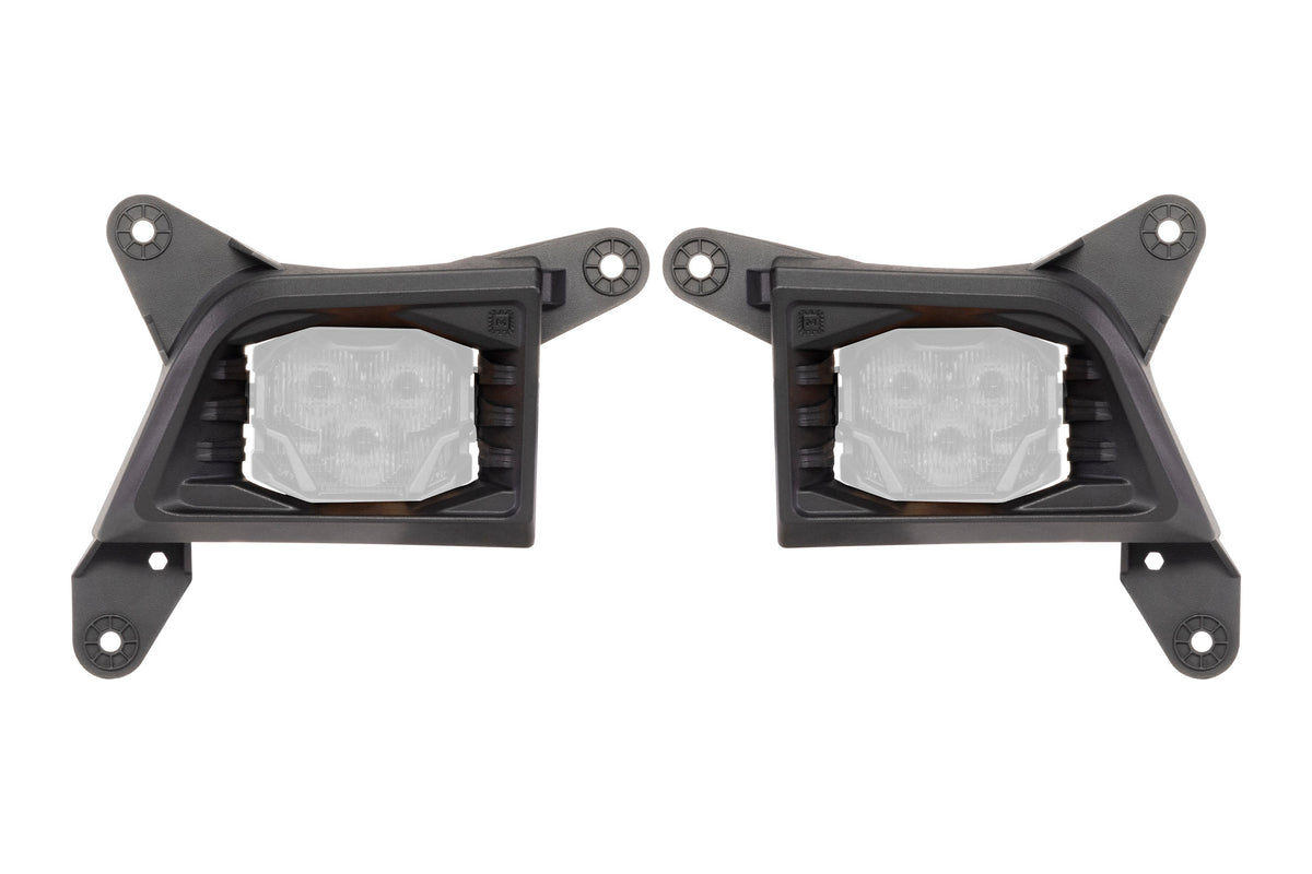 Morimoto 4Banger Fog Brackets: 19-21 Silverado 1500 / 21-23 HD (Set)