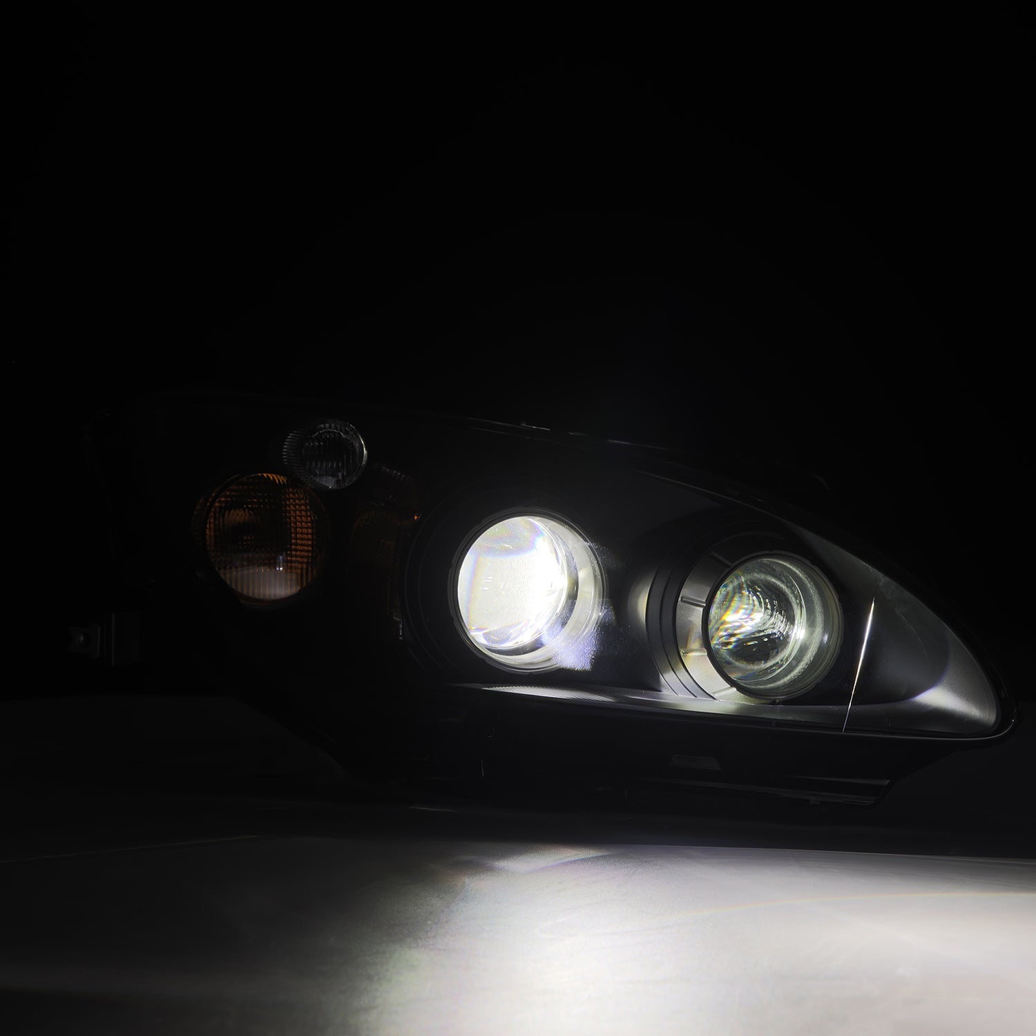 99-09 Honda S2000 LUXX-Series LED Projector Headlights Black | AlphaRex