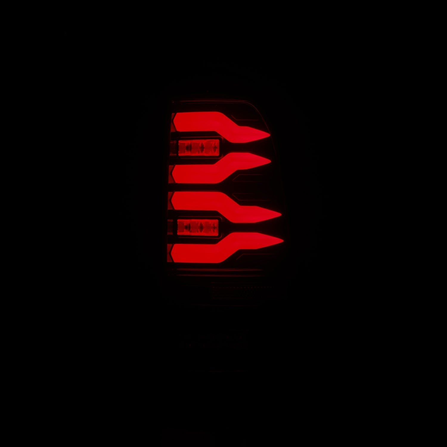 99-16 Ford Super Duty / 97-03 F150 LUXX-Series LED Tail Lights Black Red | AlphaRex