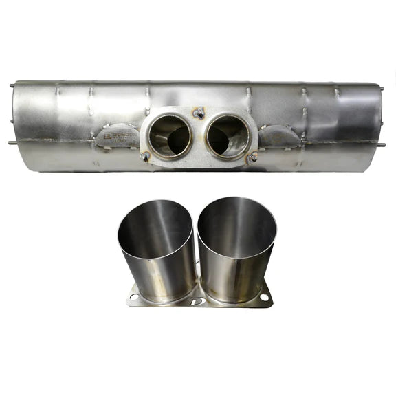 Dundon - 992 GT3 Lifetime Center Muffler for 3.0" Dundon Headers - Legends Auto Parts