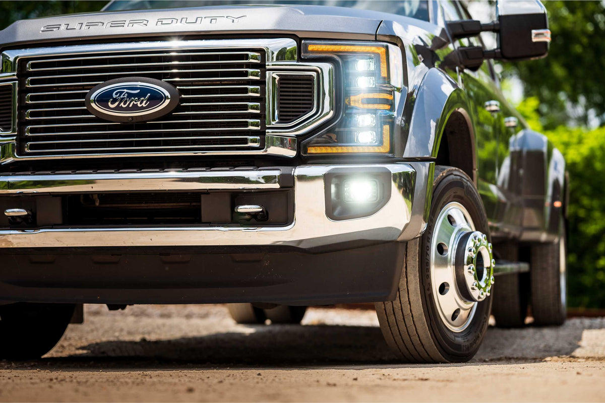 XB LED Headlights: Ford Super Duty (20-22 / Amber DRL / Set)