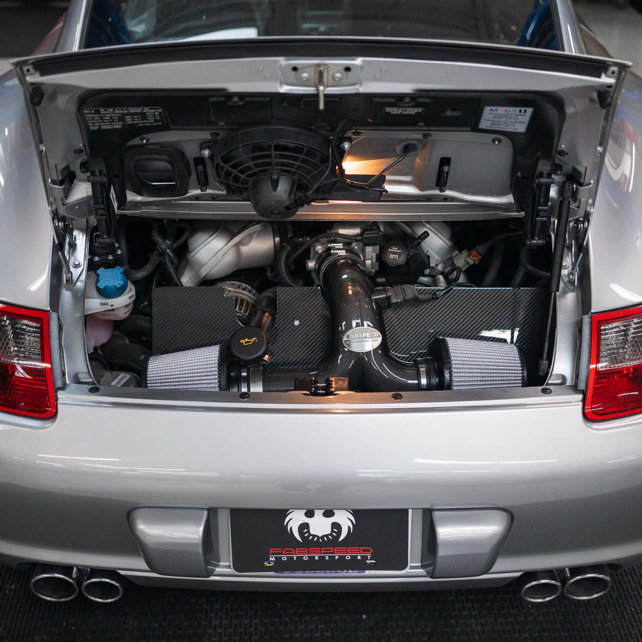 Fabspeed - Porsche 997 Carrera Carbon Fiber Competition Air Intake System (2005-2008) - Legends Auto Parts