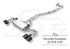 Porsche 9YA.1 / 9YA.2 Cayenne 3.0T valvetronic catback exhaust