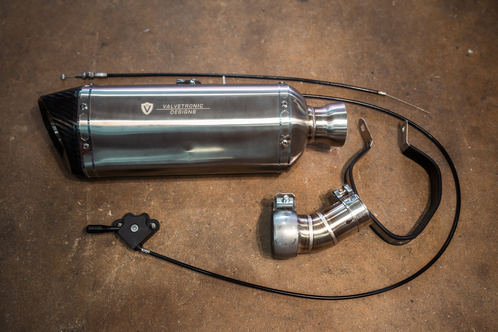 Valvetronic Motorcycle Valved Muffler - Legends Auto Parts