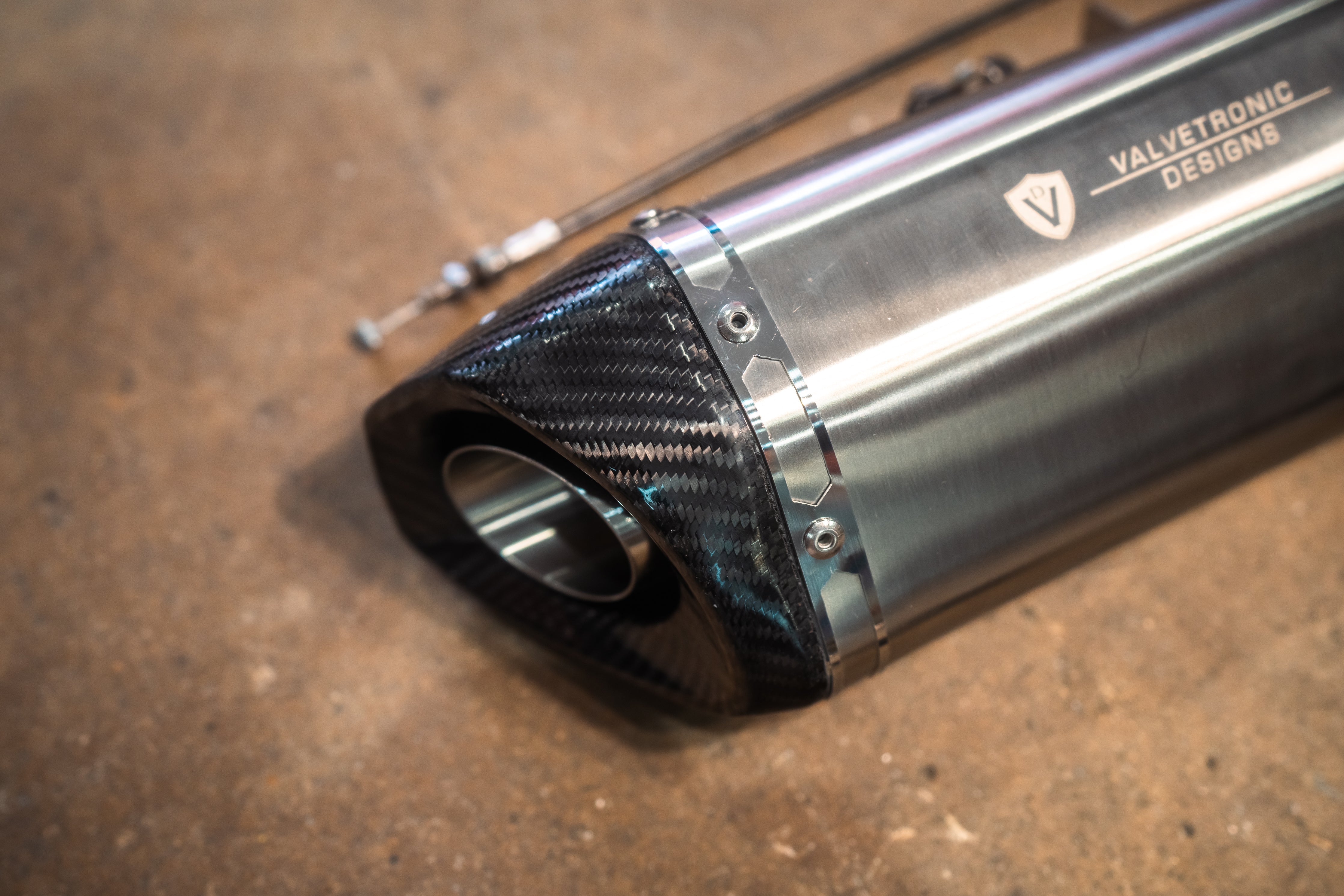 Valvetronic Motorcycle Valved Muffler - Legends Auto Parts