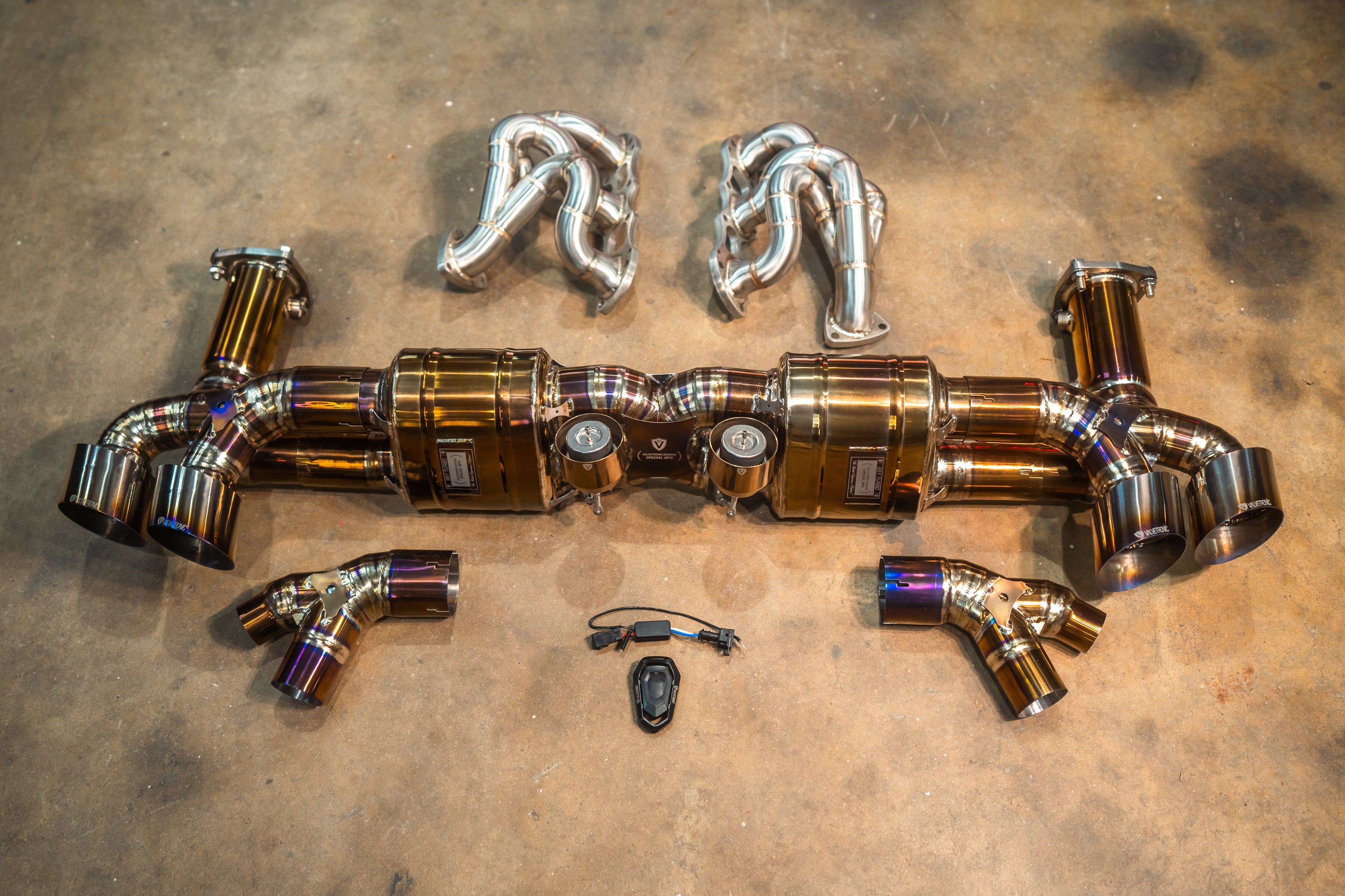 Valvetronic Valved Race Exhaust System for Porsche 911 Turbo 991.1 / 991.2 - Legends Auto Parts