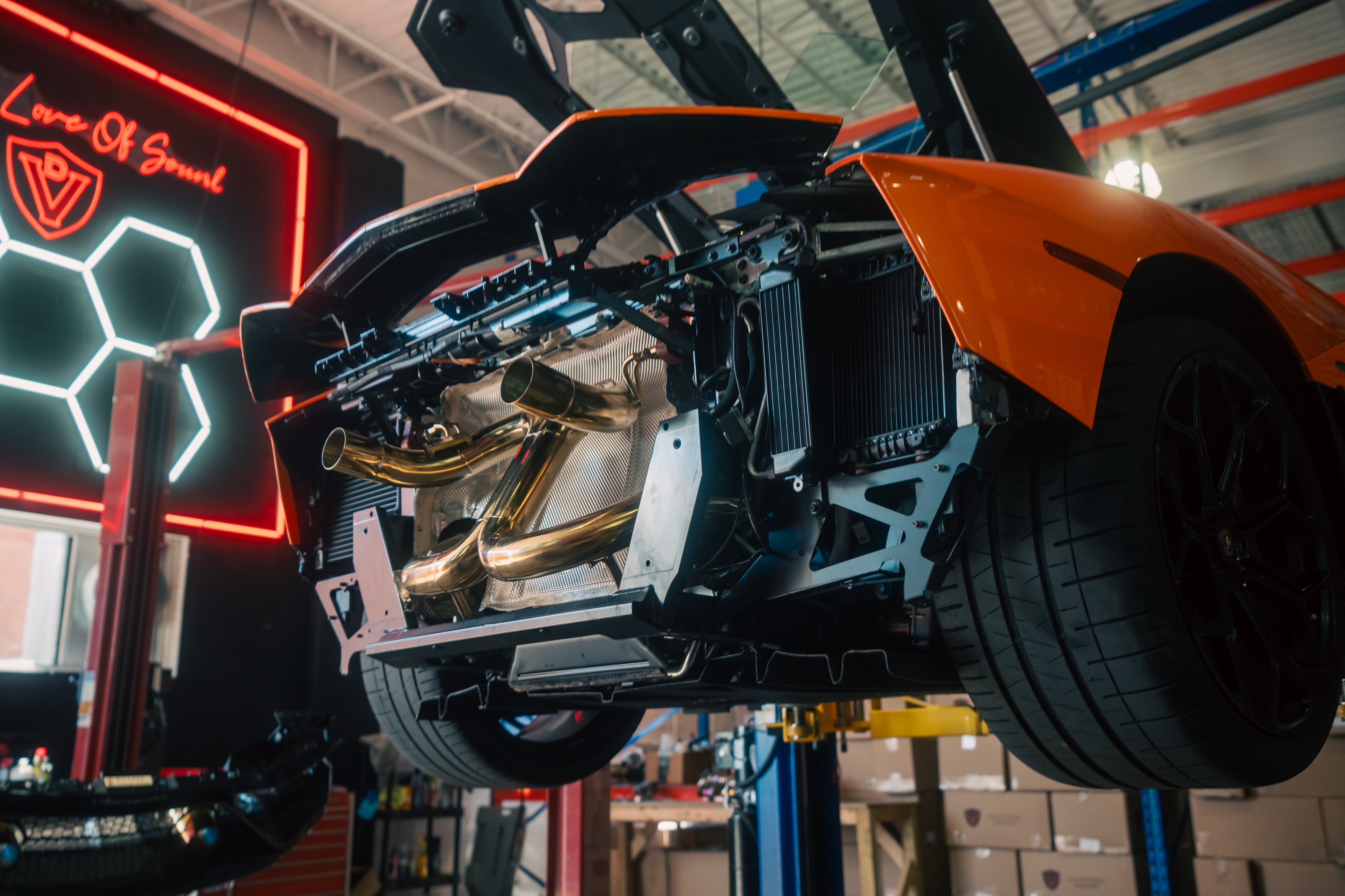Lamborghini Aventador SVJ/Ultimae Valved Sport Exhaust System - Legends Auto Parts