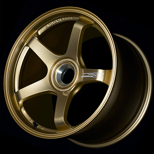 Advan Racing - Advan GT Wheel for Porsche - 20x9.0 / Offset +49 / Center Lock (Racing Brass Gold) - Legends Auto Parts