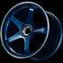 Advan Racing - Advan GT Wheel for Porsche - 20x9.0 / Offset +49 / Center Lock (Racing Titanium Blue & Ring) - Legends Auto Parts